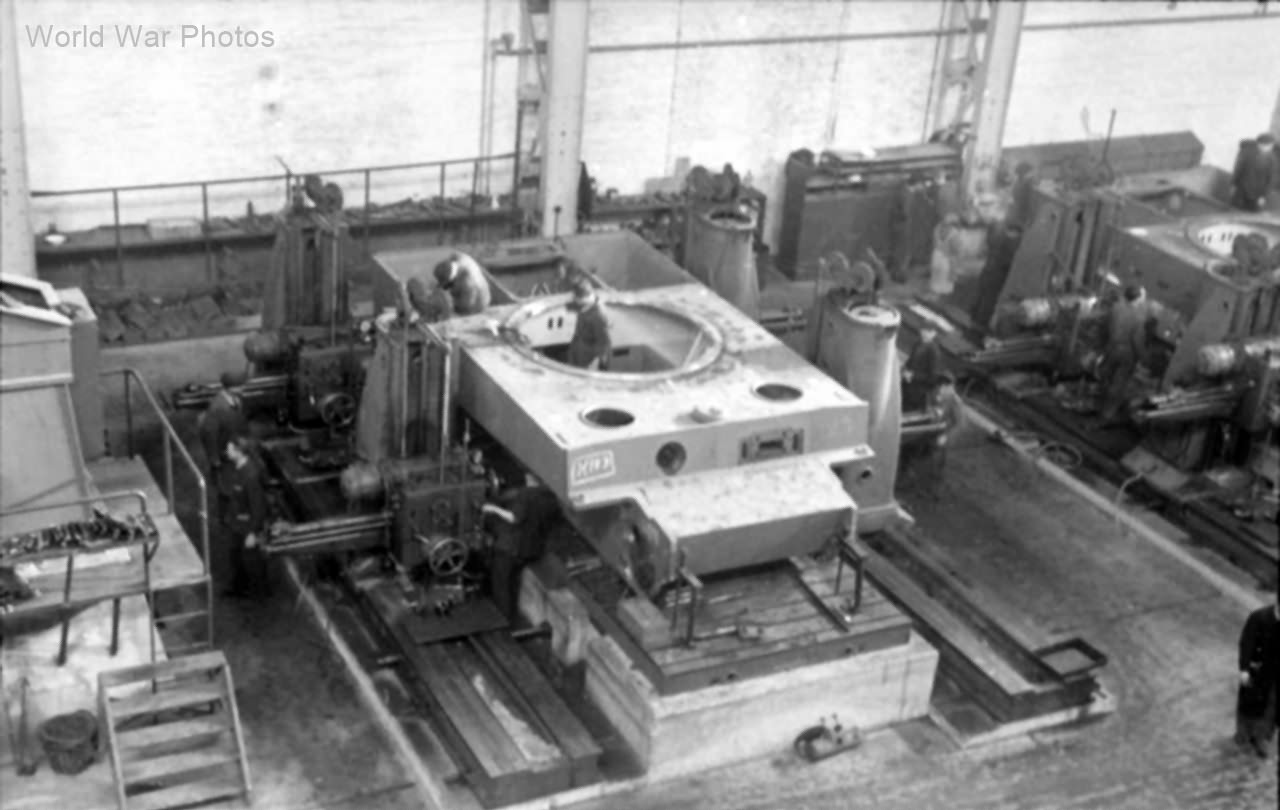 Assembly line at the Henschel factory 9