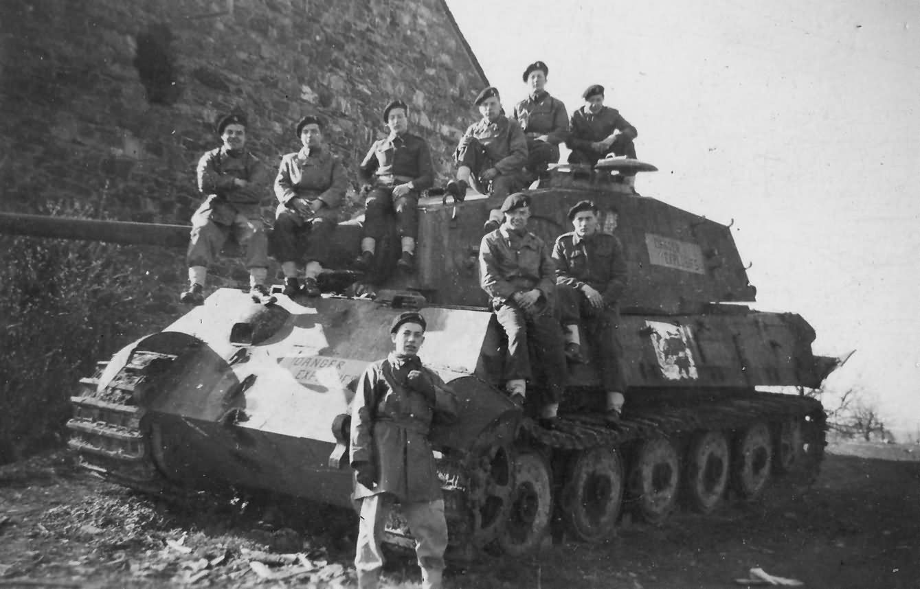 Captured Tiger II Tank La Gleize Belgium