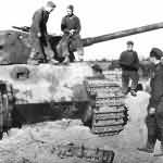 Captured King Tiger tank of the Schwere SS Panzer-Abteilung 502. 1945