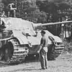 King Tiger tank zimmerit of the schwere Panzer Abteilung 503. Tank number 301. France 1944
