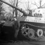German Tiger 2 tank of Schwere SS-Panzer-Abteilung 503 Berlin 1945. Tank number 101