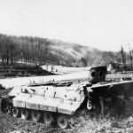 King Tiger tank of the Schwere SS Panzer-Abteilung 501. Tank number 133. Ardennes