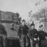 King Tiger tank with zimmerit of the schwere Panzer Abteilung 503. Tank number 313