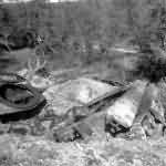 Destroyed Tiger II of 1/ Schwere Panzer-Abteilung 503 France 1944