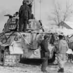 Tiger II tank of the schwere panzer abteilung 509. Tank code I. Eastern Front 1945