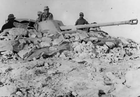 Pak 38 5cm in afrika korps dak