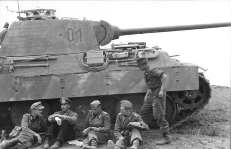 Grossdeutschland 712 0498 34 Russland Oberst Langkeit Panzer V Panther