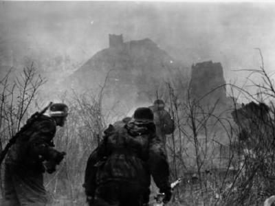 Grossdeutschland J16932 Russland Fusiliere beim Gegenstoss