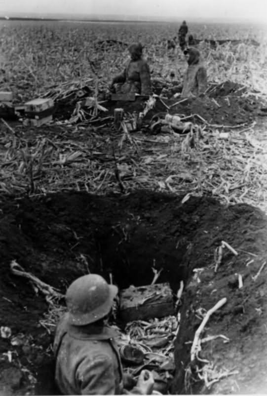 Grossdeutschland J24270 Russland Infanterie in neuen Stellungen