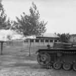Grossdeutschland 0114 16 Russland Mitte Flammenwerfer Panzer
