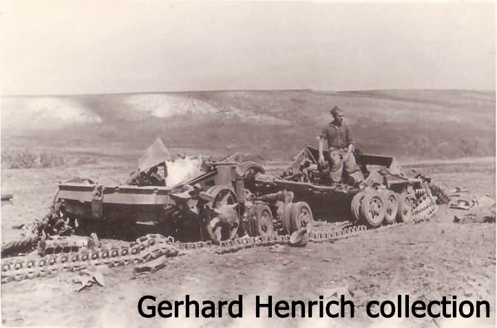 Blown up StuG III Eastern Front