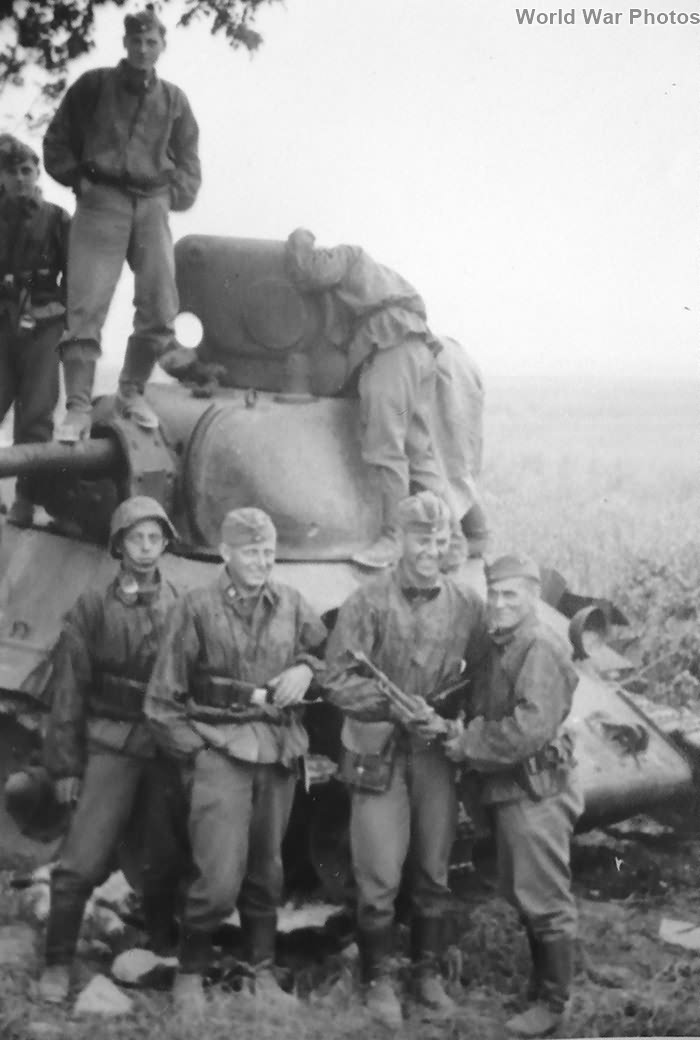 German soldiers of the Waffen-SS Division Leibstandarte SS Adolf Hitler