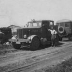 Hanomag type SS 100 with trailer