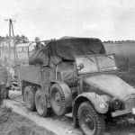 Luftwaffe Krupp Protze Kfz70 with trailer
