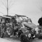 Wrecked Krupp-Protze truck Winter