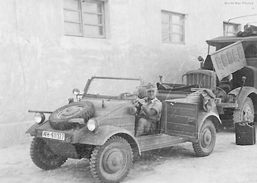 Afrika Korps soldier with VW Type 82 WH-611327