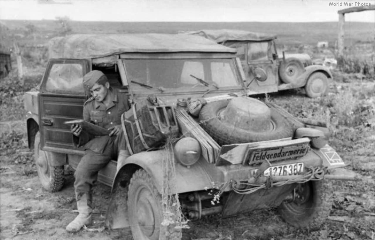 Kubelwagen of the Feldgendarmerie 1943