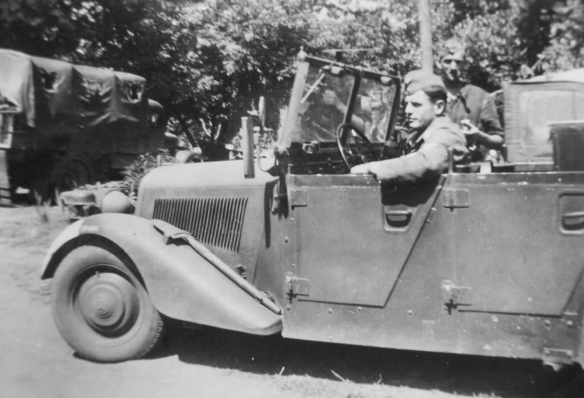 Kubelwagen Mercedes Benz 170 VK France 1940 near Granville