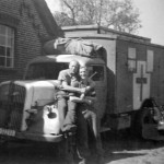 Opel Blitz Ambulance Luftwaffe with red cross