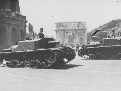 Semovente M41 da 75/18 military parade in Rome
