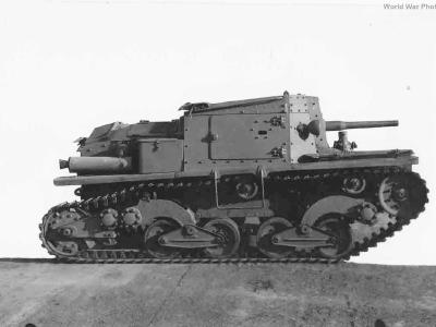 Semovente da 47/32 side view