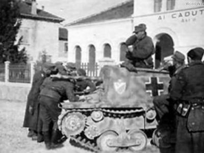 German StuG L6 of Flak Erdkampfschule Sued 1944