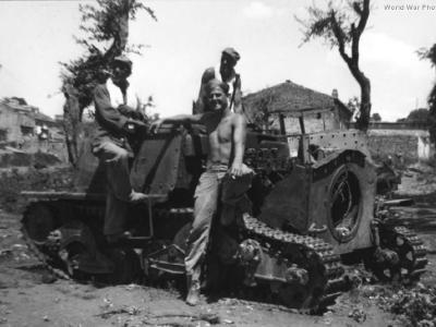 Destroyed L6/40 2