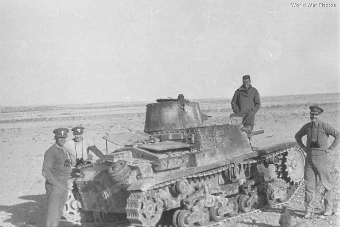 Captured M11/39 Libya 1940