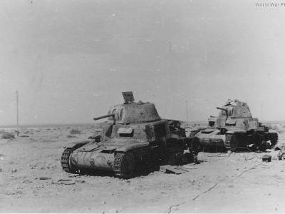 Abandoned M13/40 North Africa