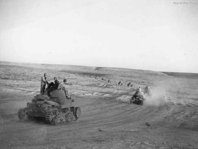 M13/40 tanks of the 51 Battaglione carri