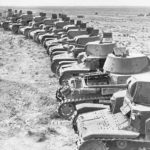 Captured M13/40 tanks