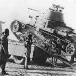 Loading M13/40 onto truck