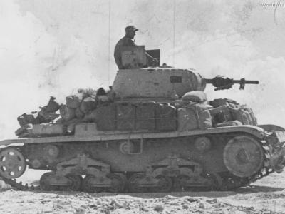 M14/41 of 132nd Armoured Division Ariete Tunisia