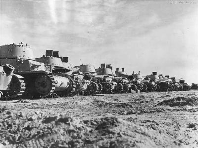 M14/41 abandoned by retreating Italians in Libya