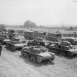 34th ID captures Italian tanks, staff cars and trucks Ivrea