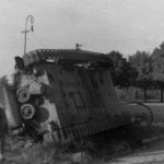 Destroyed German M15/42 of the PzAbt 202 1944