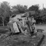 Destroyed German M15/42 of the PzAbt 202 1944 2