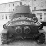 Carro armato M15/42 rear view