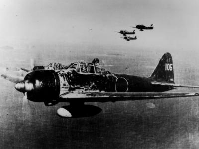 A6M3 Model 22 Zero fighters assigned to the 251st Kokutai