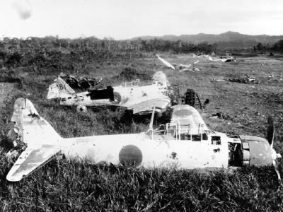 A6M of 4th Kokutai Lae New Guinea in September 1943