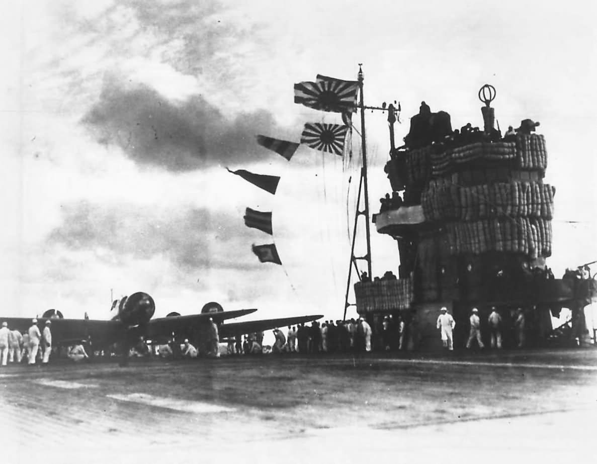 Lt Shindo’s A6M Zero on carrier Akagi before raid on Pearl Harbor