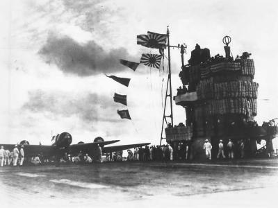 Lt Shindo’s A6M Zero on carrier Akagi before raid on Pearl Harbor