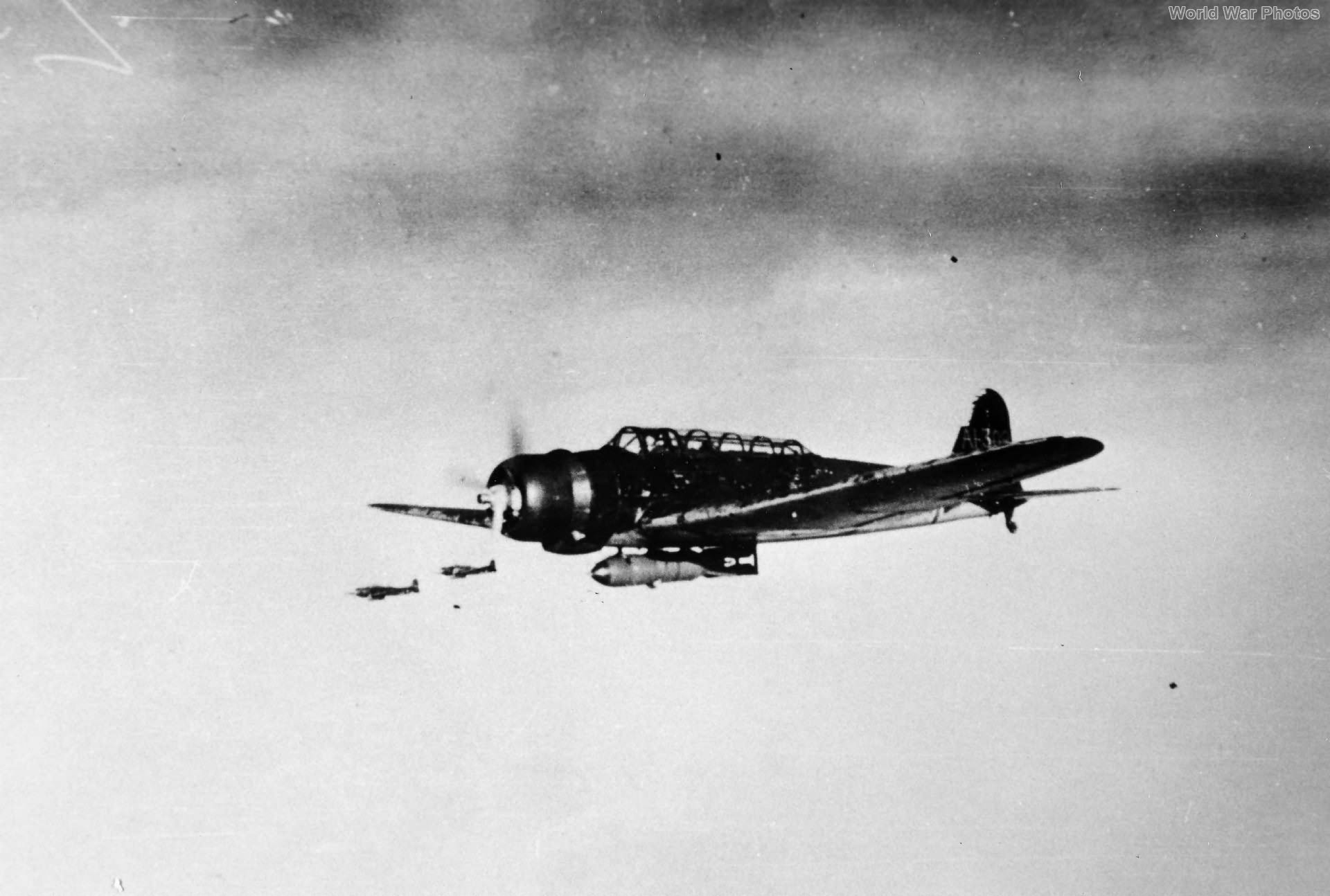 Nakajima B5N Akagi to attack Ceylon on the raid in April 1942