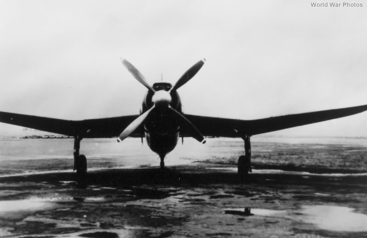 Aichi B7A front view