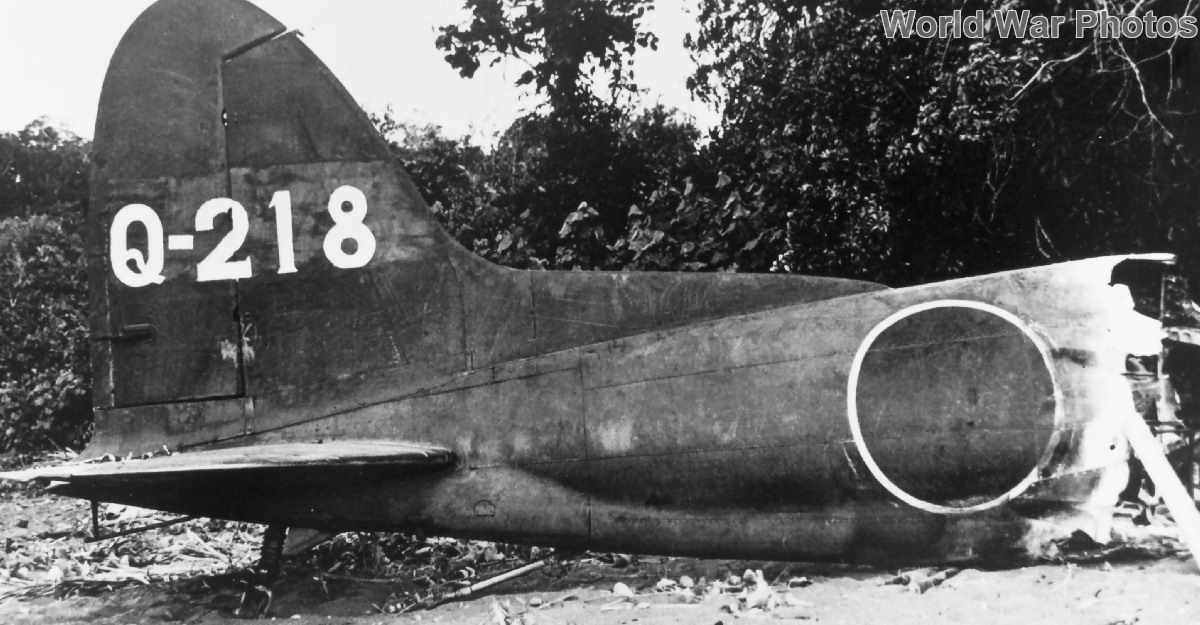 Aichi D3A2 Q218 of the 2nd Kokutai Deba Beach, New Guinea 3 September 1942