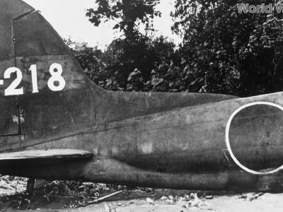 Aichi D3A2 Q218 of the 2nd Kokutai Deba Beach, New Guinea 3 September 1942