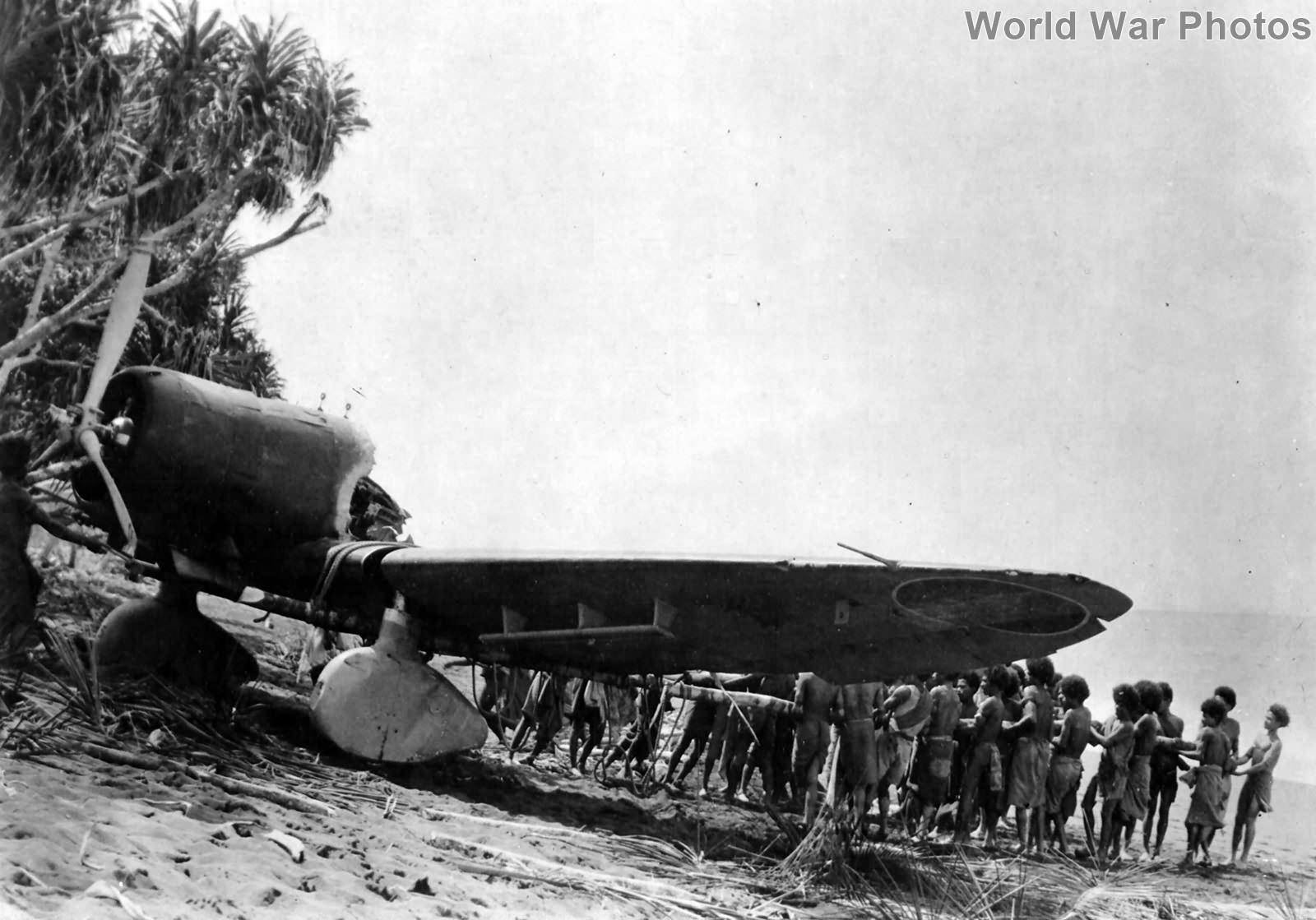 Wreckage of Aichi D3A1 New Guinea
