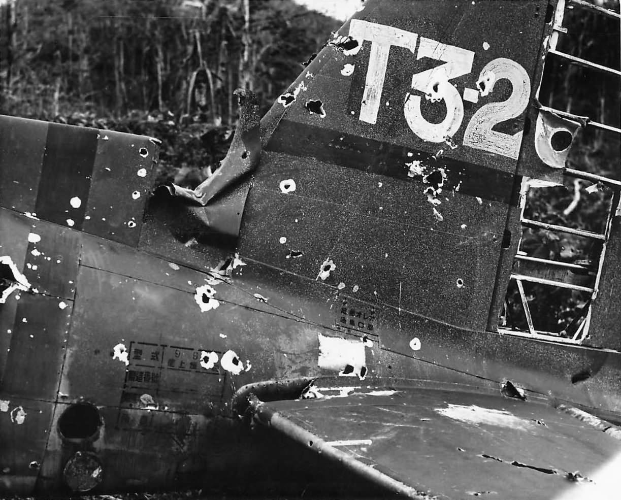 Wreckage of Aichi D3A1