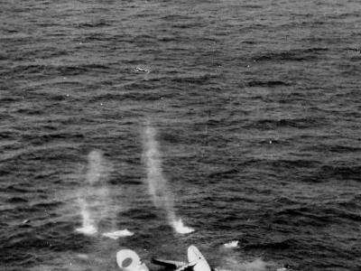 E13A Jake Sinking off Formosa 1944