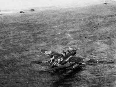 E13A Jake uner attack Formosa 1944
